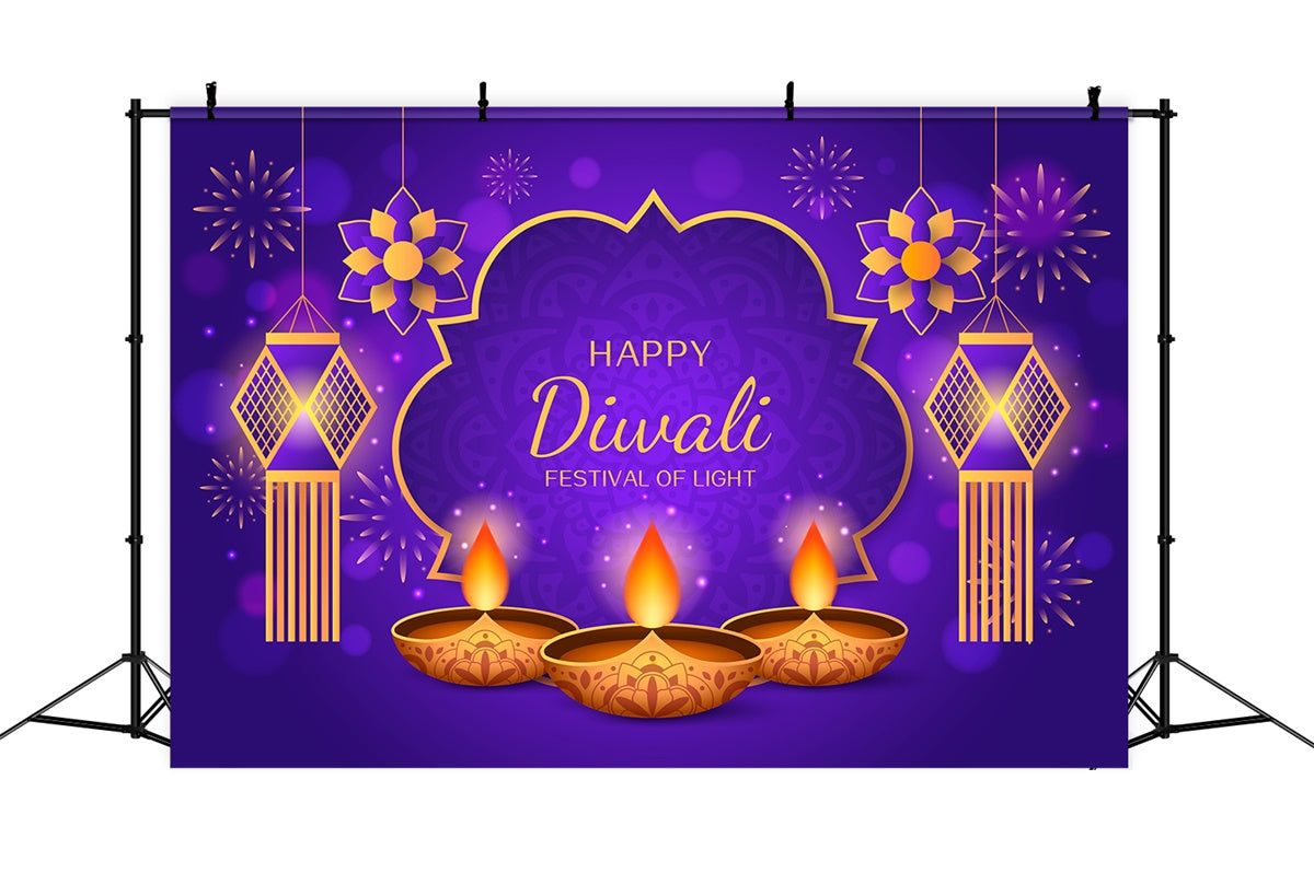 Backdrop For Diwali Grand Diwali Night Fireworks Backdrop XY2-70