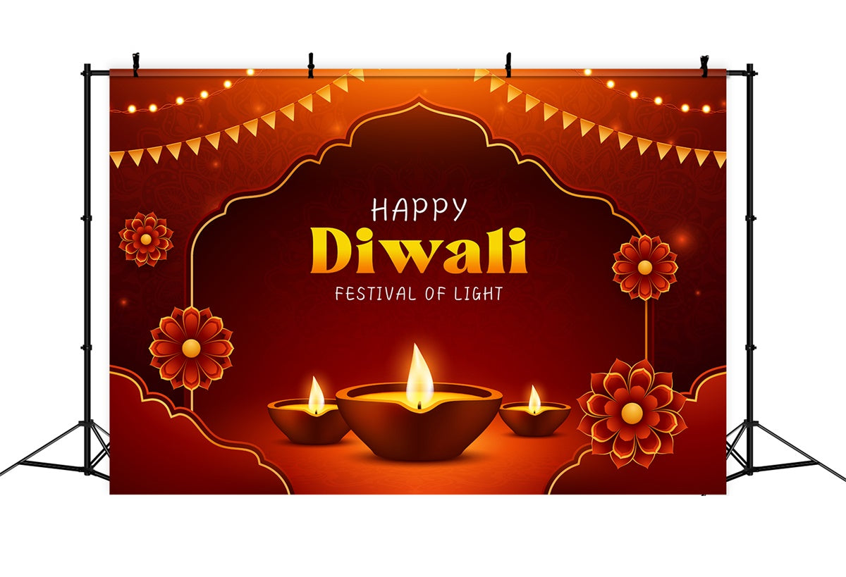 Diwali Backdrop Ideas Festive Golden Glow Diwali Backdrop XY2-72