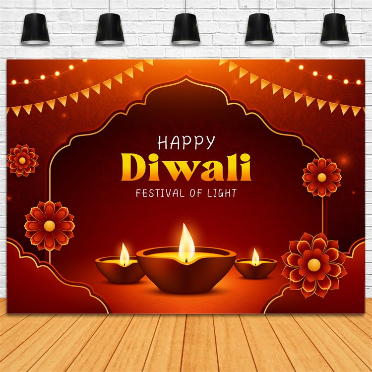 Diwali Backdrop Ideas Festive Golden Glow Diwali Backdrop XY2-72