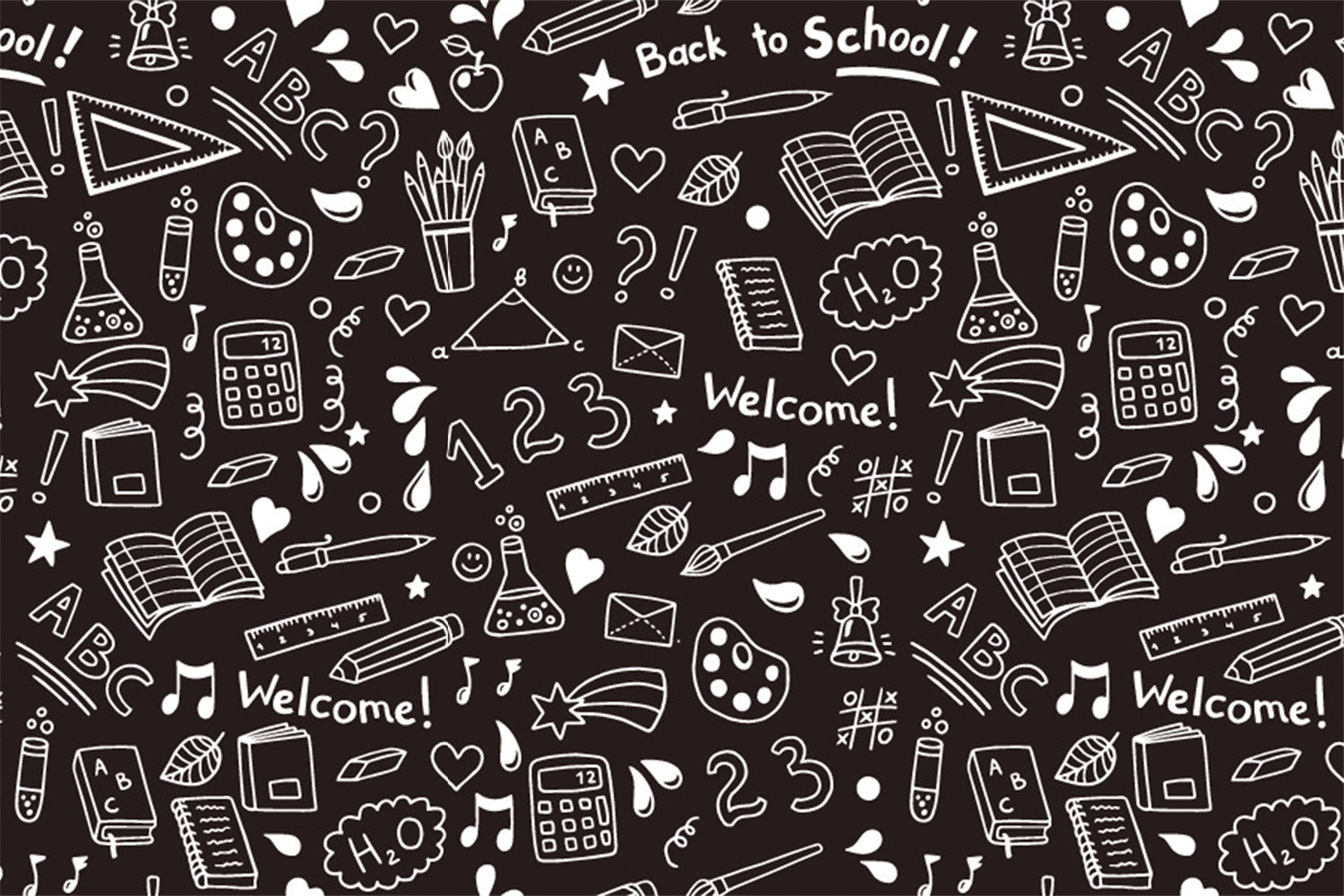 Welcome Back to School Photography Backdrop BRP7-24