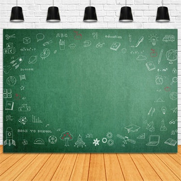 Back to School Science Chalkboard Photography Backdrop BRP7-17