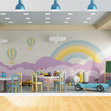 Back to School Rainbow Playroom Photography Backdrop BRP7-39