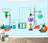 Back to School Chemical Laboratory Bottles Backdrop BRP7-60