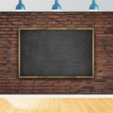 Back to School Chalkboard Brick Wall Backdrop BRP7-15