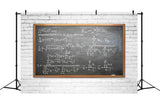 Back to School Brick wall Blackboard Backdrop BRP7-50