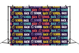 Back to School Colorful Printed Photography Backdrop BRP7-41