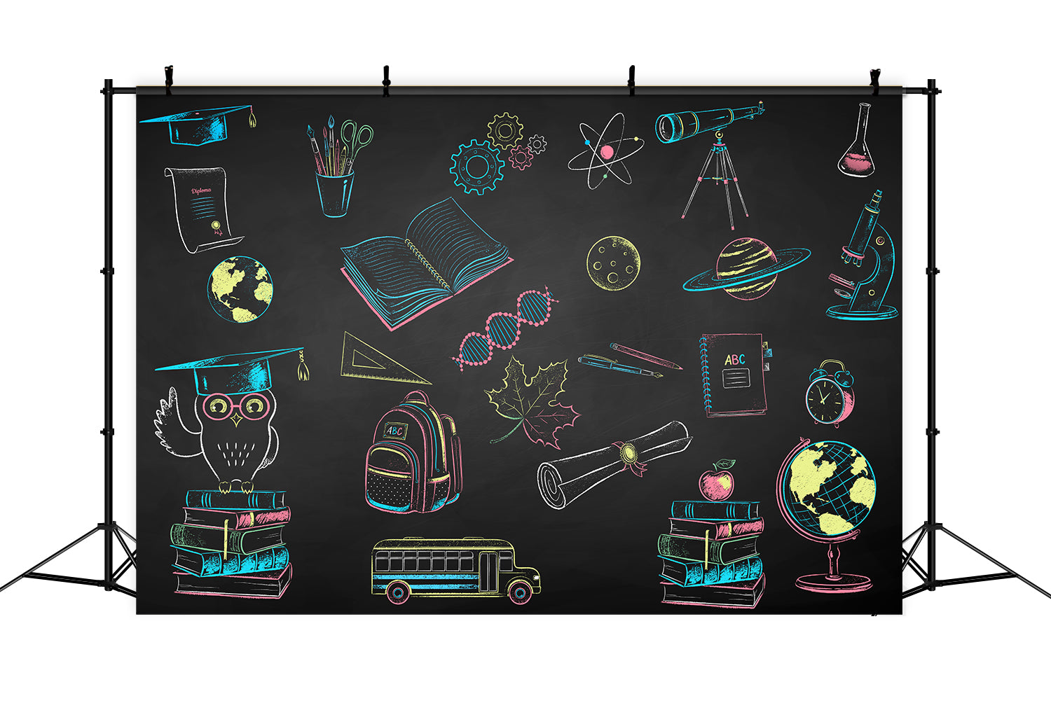 Back to School School Life Photography Backdrop BRP7-2