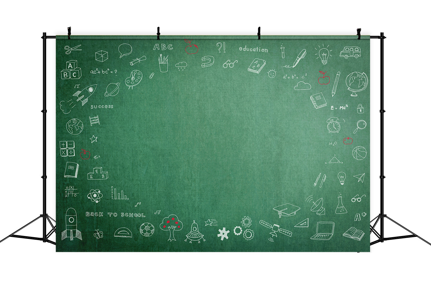 Back to School Science Chalkboard Photography Backdrop BRP7-17