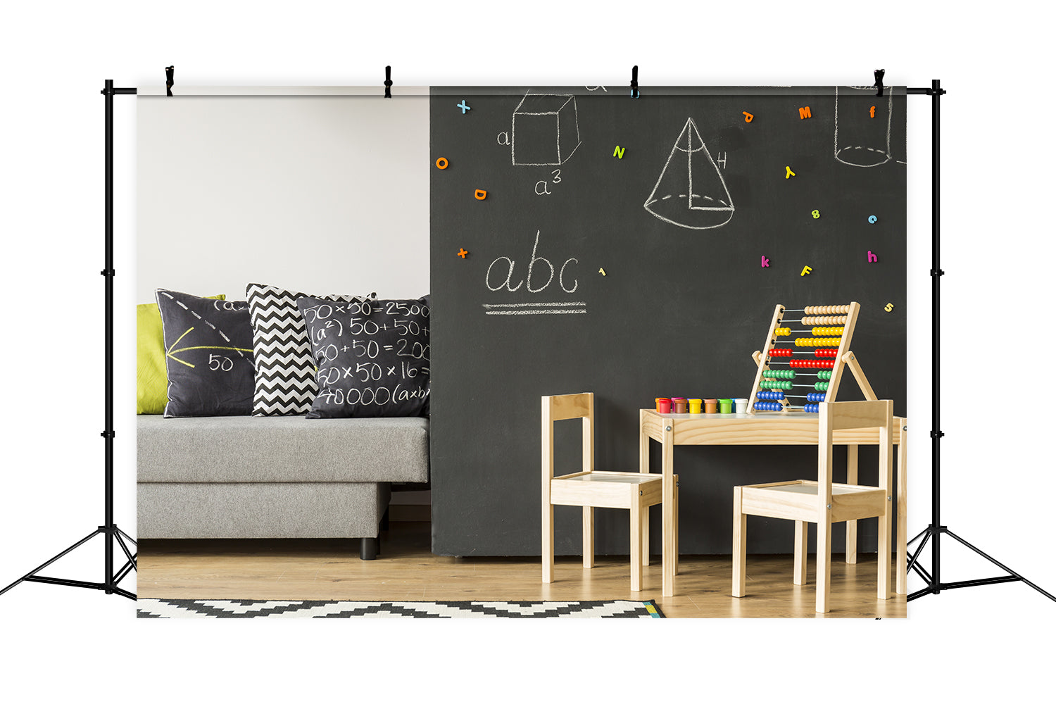 Back to School Small Classroom Photography Backdrop BRP7-23