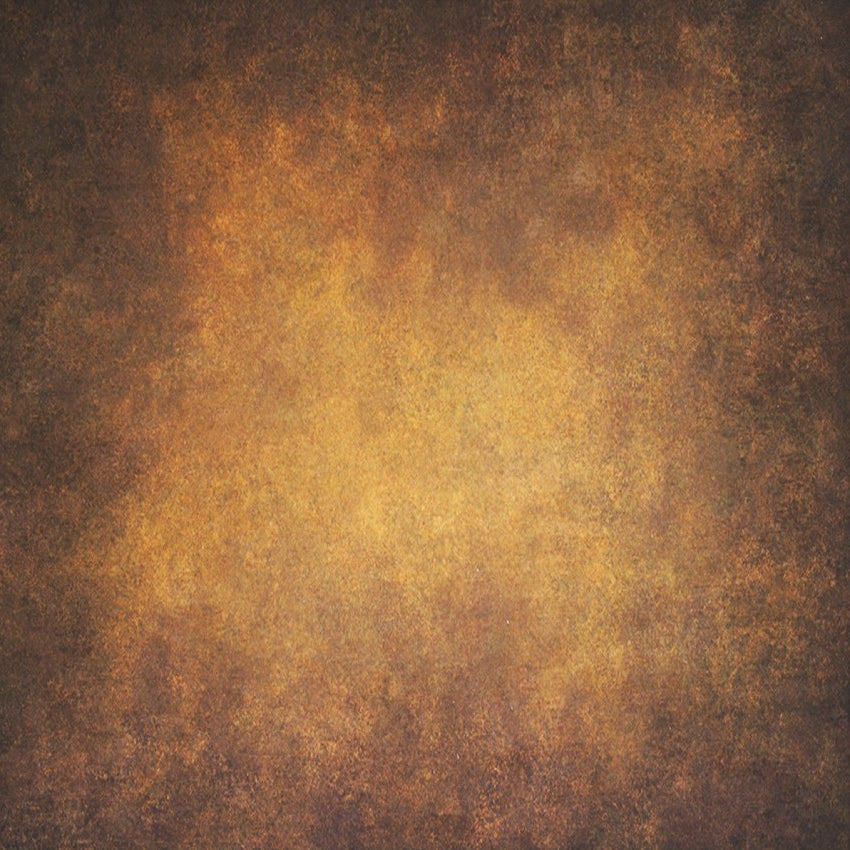 Brown Orange Art Fabric Photo Booth Backdrop