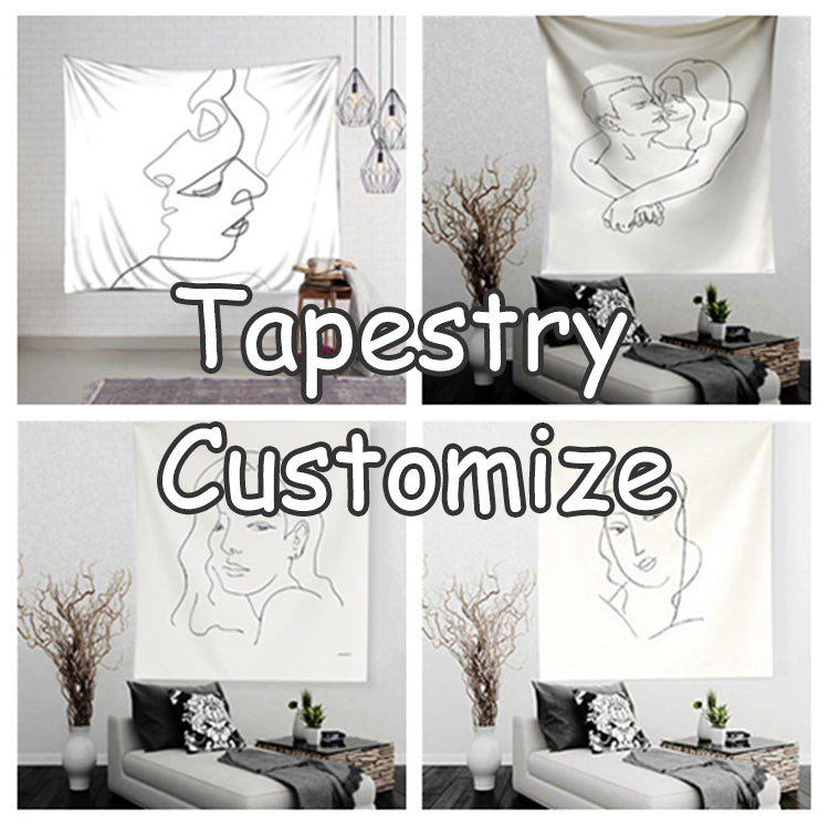 Personalized tapestry wall discount hangings