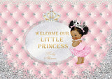  Girl  Baby Shower Pink  Party Decorations Backdrop BA14