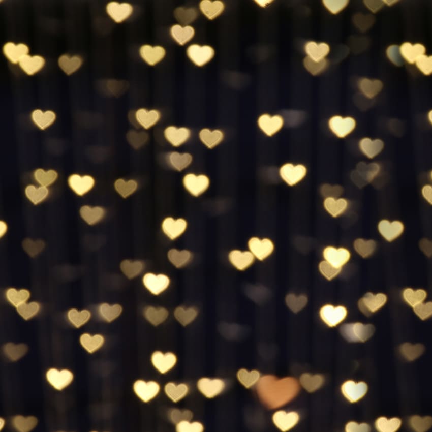 Valentine’s Day Bokeh Love Heart Backdrop D1034