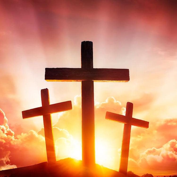 Jesus Christ Three Crosses Religion Backdrop D1050 – Dbackdrop