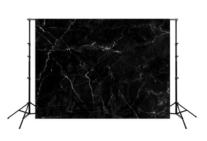 Black Marble Texture Backdrop for Photo Studio D109