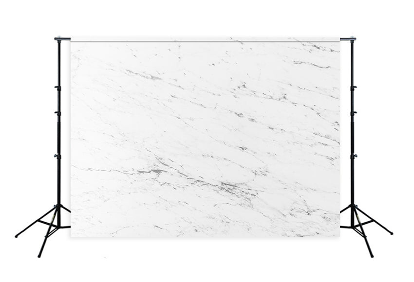 White Marble Texture Abstract Photo Studio Backdrop D111