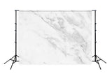 White Marble Texture Nature Pattern Designs Photo Backdrop  D115