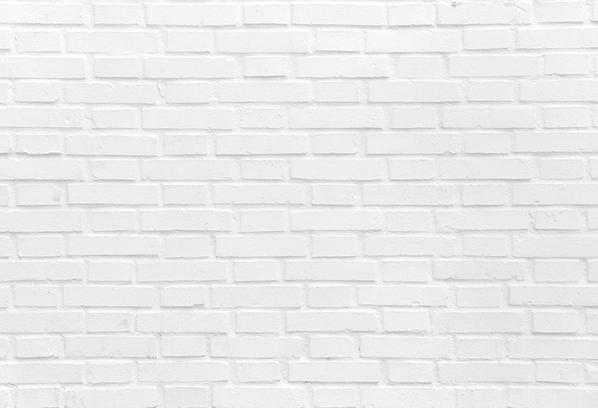 White Brick Wall Texture Photography Backdrops for Studio D349