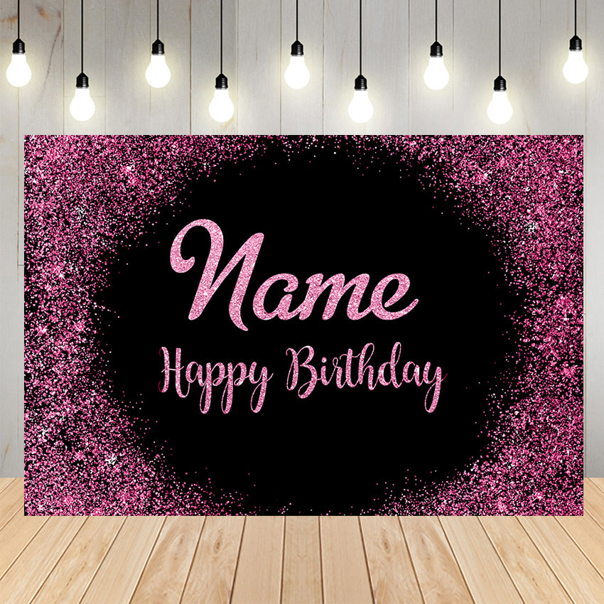 Custom Happy Birthday Party Photography Backdrop D701