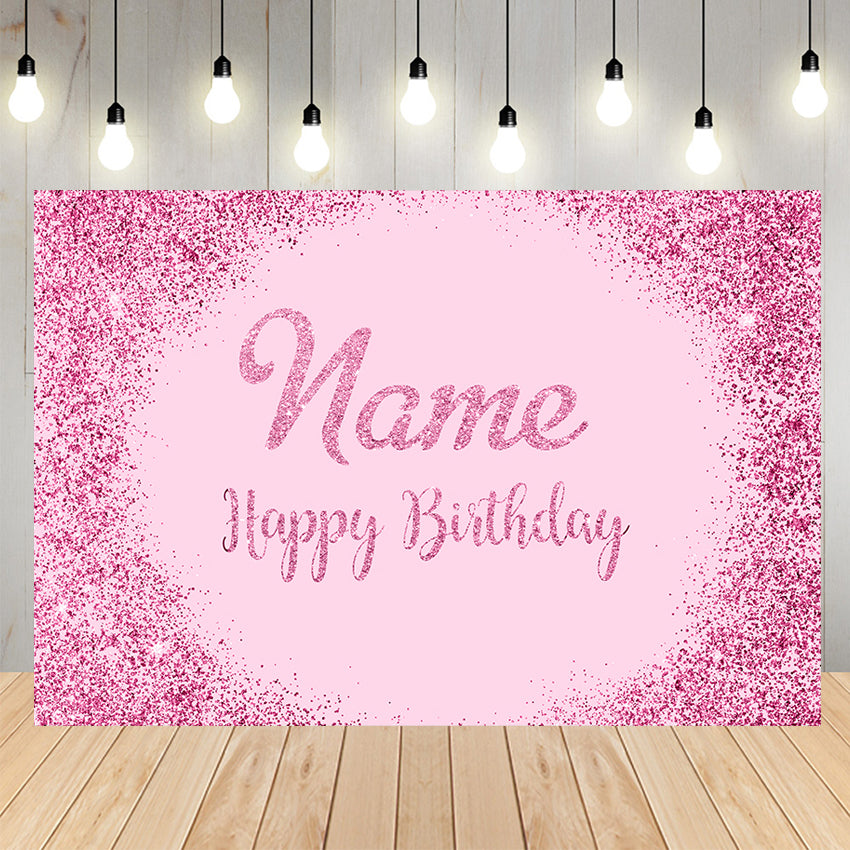 Custom Happy Birthday Party Photography Backdrop D701