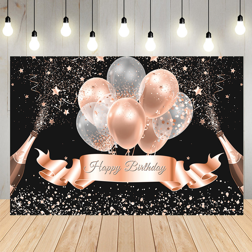 Happy Birthday Party Celebration Backdrop D735