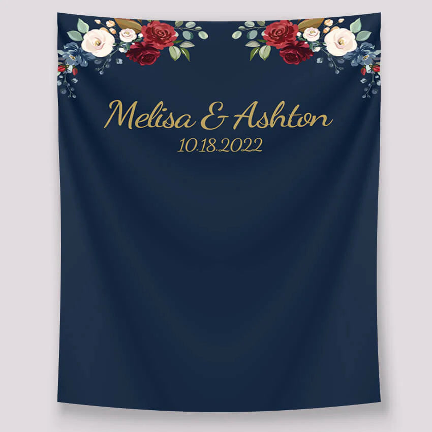 Wedding Engagement Ceremony Custom Backdrop D745