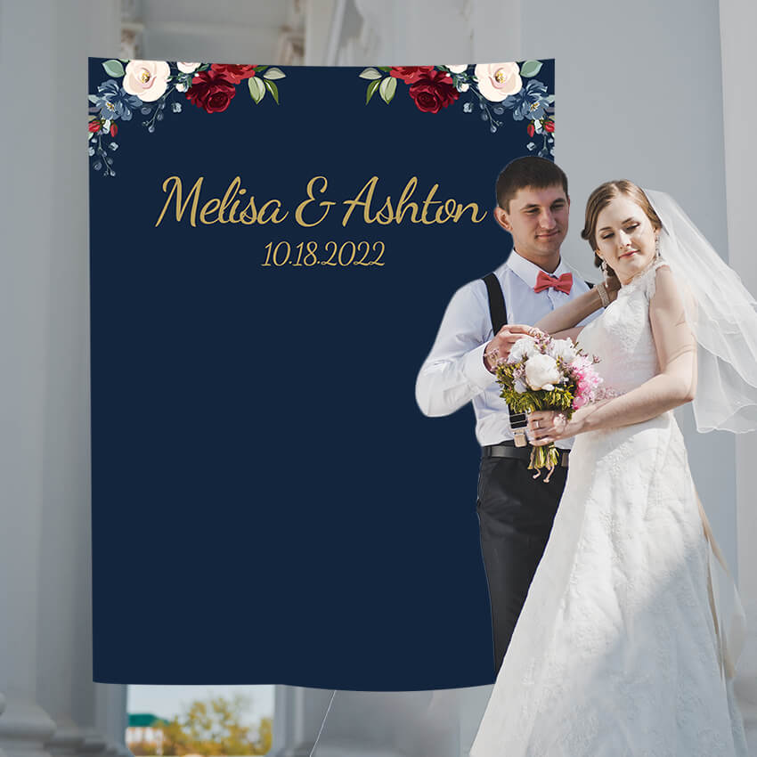 Wedding Engagement Ceremony Custom Backdrop