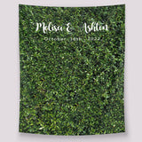 Custom Wedding Reception Leaves Wall Backdrop D751