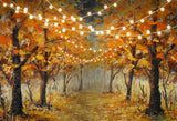 Autumn Forest Painting Photo Shoot Backdrop