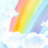 Clouds Rainbow Backdrop for Children Photography D921