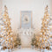 Decorated House Christmas Tree Gifts Backdrop D939 – Dbackdrop