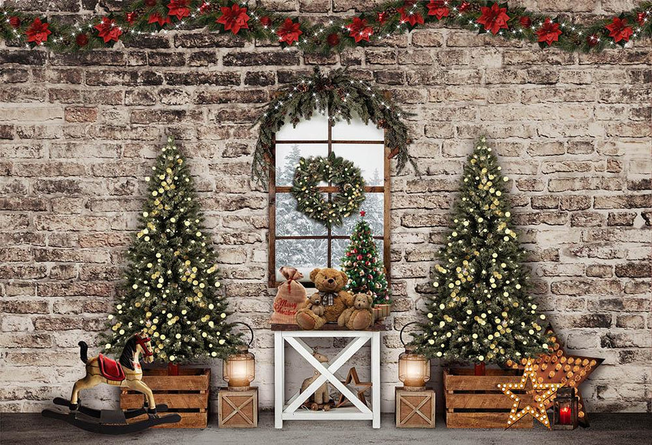 Christmas Backdrops | 2023 Christmas Backdrops for Photography | Dbackdrop