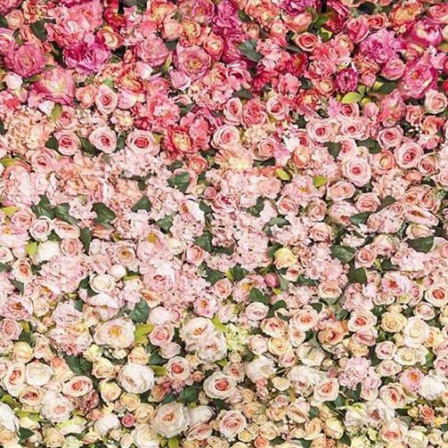 Floral Backdrop Pink Flowers Photography Background LV-455 – Dbackdrop