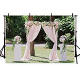 Wedding Background Wedding Ceremony Backdrop Flowers Backdrops G-200