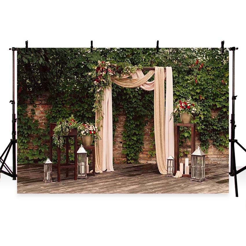 Wedding Backdrops Green Background G-205