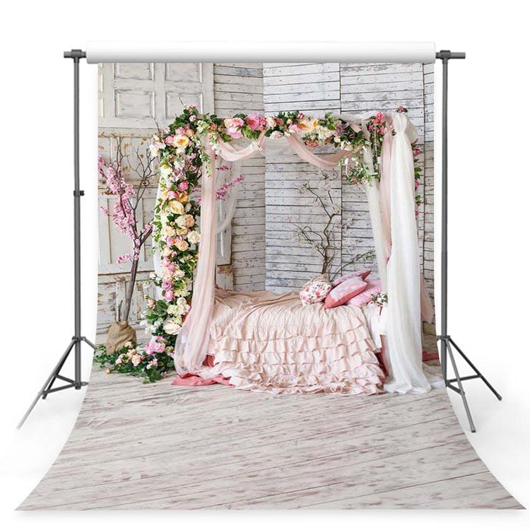 Wedding Backdrops Flowers Background Pink Backdrops G-236 – Dbackdrop