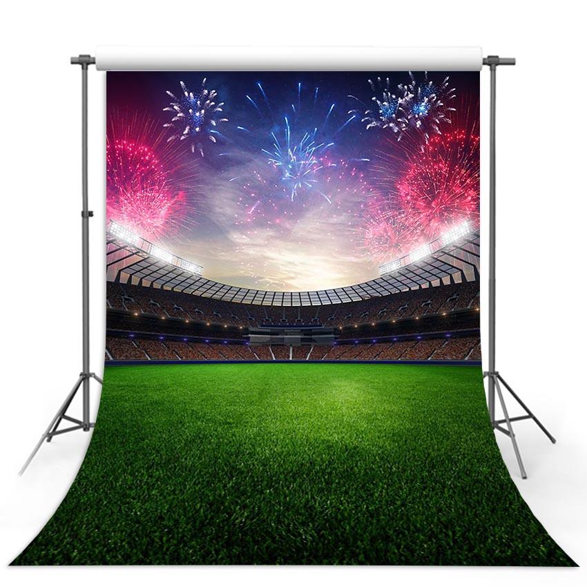 Soccer Backdrops Green Backdrop G-300-1