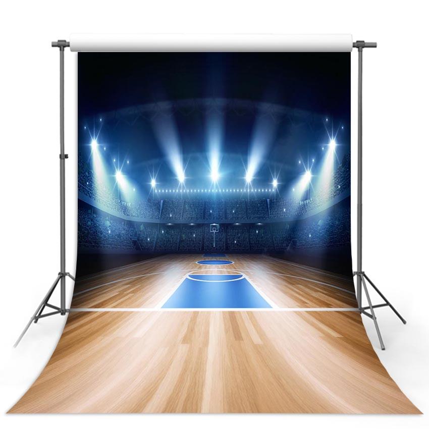 Basketball Court Sport Themed Photography Backdrops G-319