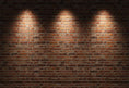 Red Vintage Brick Wall Lights Photography Backdrops GC-34 – Dbackdrop