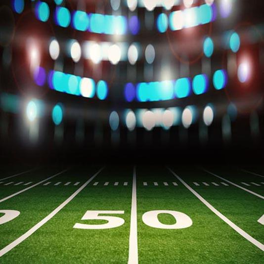 Football Field Bokeh Lights Stadium Photo Booth Backdrop G-372