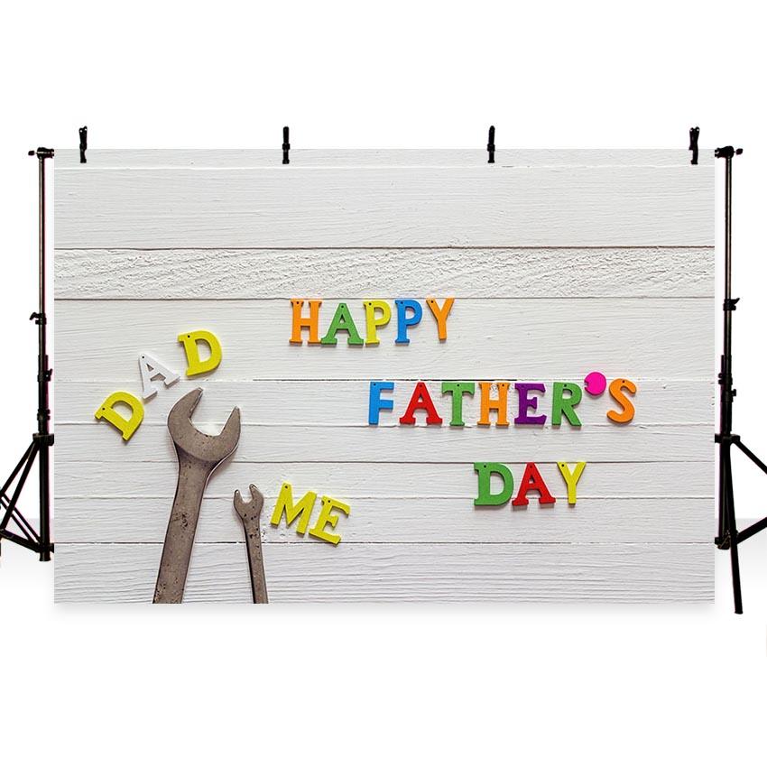 Father's Day  White Wood  Background for Photography