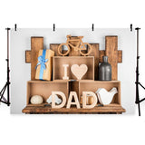 Father's Day Backdrop Wood Backdrops G-402