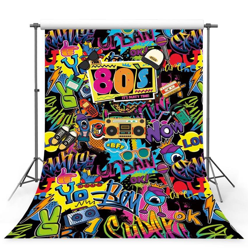 Scenic Backdrops Graffiti Backdrop  Wooden Backgrounds Urban Scenes G-430