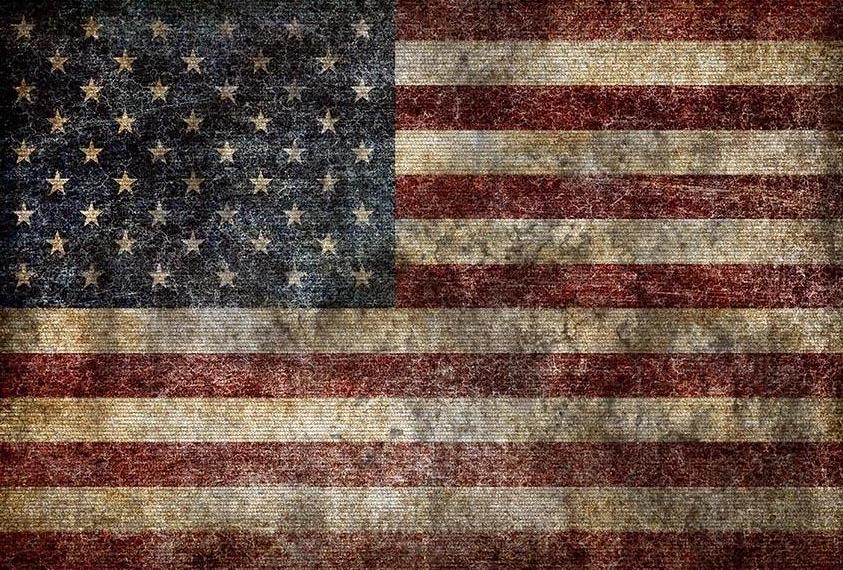 USA Flag Patriotic Independence Backdrops for Photos G-457