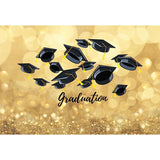 Graduation Backdrop Golden Backdrop G-538