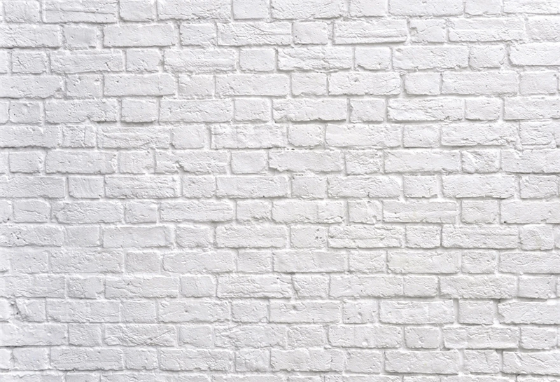 White Brick Wall  Photography Studio Backdrop  G-56