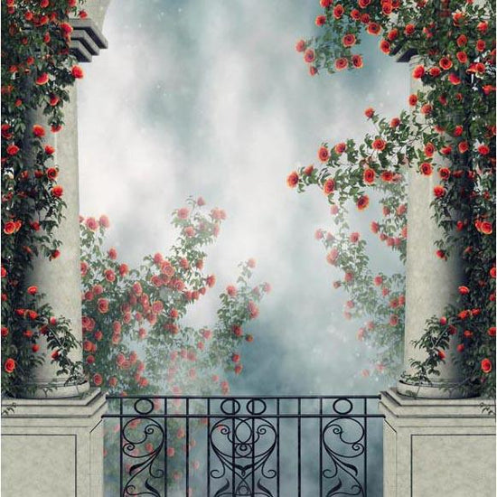Flowers Backdrops Door Backgrounds G-618 – Dbackdrop