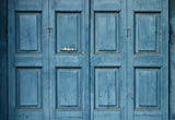 Blue Retro Wood Door Backdrop for Photography G-66