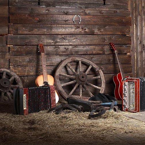 Barn Cabin Rural Wooden House Photography Backdrop G-735