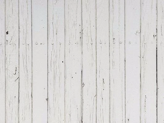 White Vintage Wood Plank Photo Booth Backdrop G-91